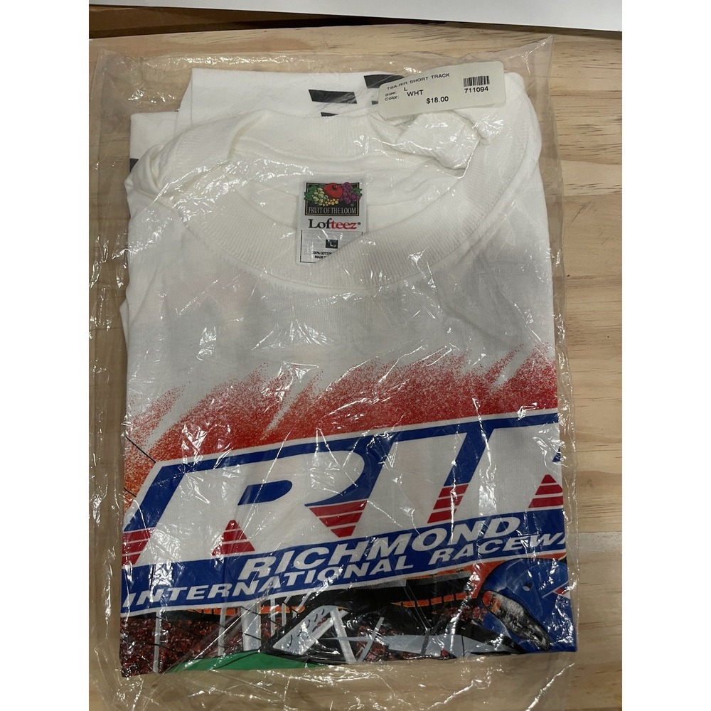 New Richmond Raceway NASCAR Shirt Size Large  Short Track Race VTG